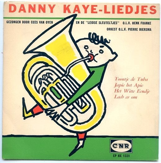 E.P. Danny Kaye Liedjes - de Leidse Sleuteltjes uit 1965, 7 inch, Ophalen of Verzenden, Zo goed als nieuw, Levenslied of Smartlap