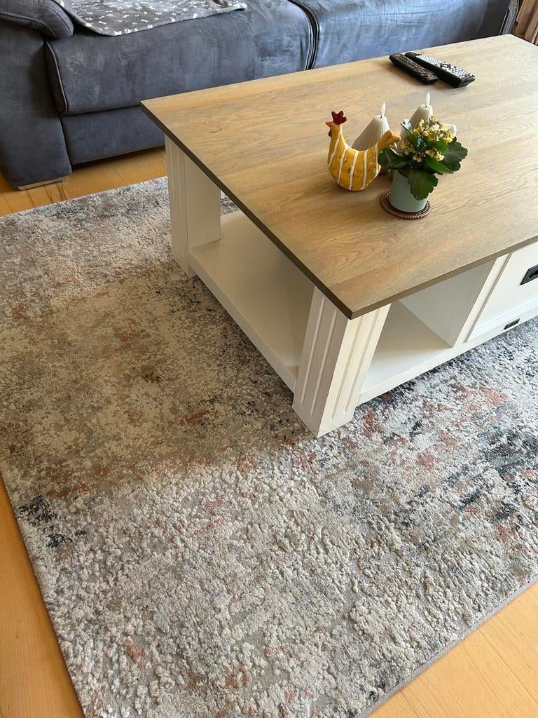 Salontafel Richmond 120x89 cm - Landelijke Stijl, Huis en Inrichting, Tafels | Salontafels, Ophalen, Gebruikt, 100 tot 150 cm