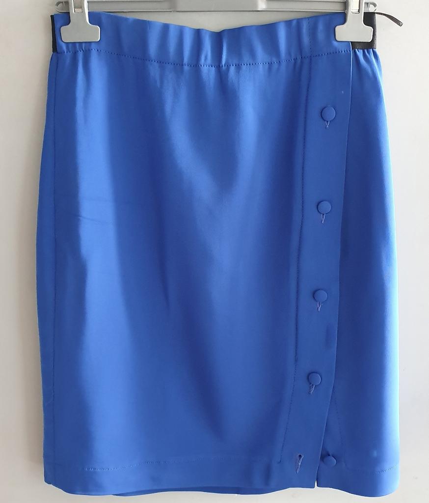 Vanilia rok, Kleding | Dames, Rokken, Zo goed als nieuw, Maat 38/40 (M), Blauw, Knielengte, Ophalen of Verzenden