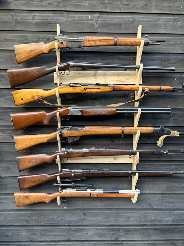 Wand rek T.B.V Geweer, Zwartkruit, Airsoft, Jacht, hengel, Verzamelen, Ophalen of Verzenden, Overige soorten, Nederland, Kunstobject