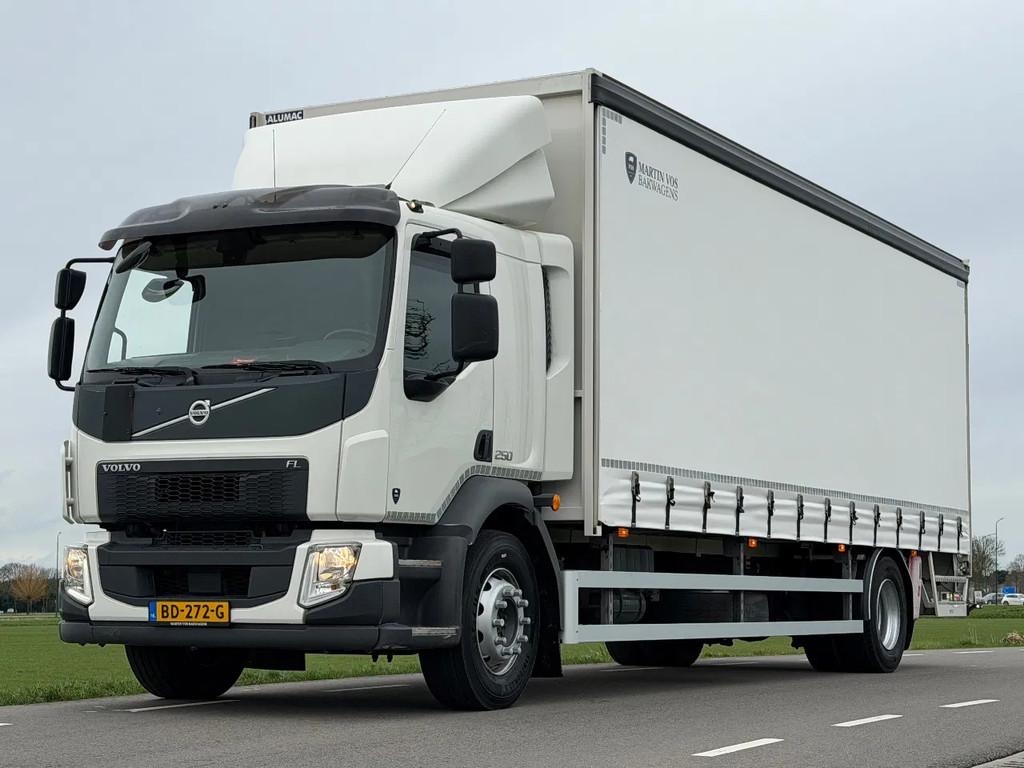 Volvo FL FL250.18 EURO6. 11-2020 Schuifzeil Bakwagen met Laa, Auto's, Automaat, Achterwielaandrijving, Euro 6, Elektrische ramen