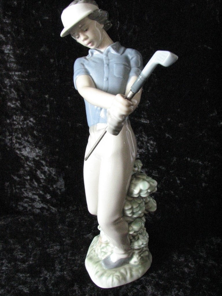 Mooi Beeld DAO Lladro Porselein - GOLFER, Antiek en Kunst, Verzenden