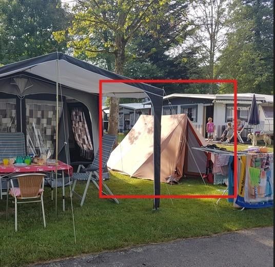 Nostalgische 2-Persoons Katoenen Punt-Tent, Ophalen, Gebruikt, Tot en met 2
