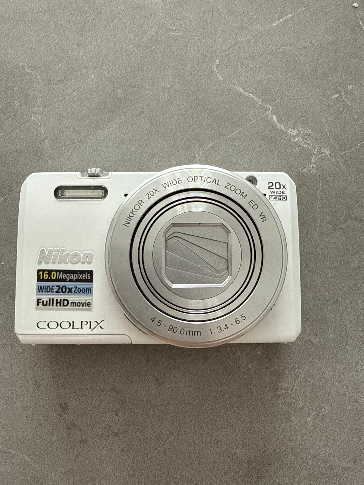 Nikon Coolpix S7000 16MP Compact Camera Wit 20x Zoom, Gebruikt, Compact, Ophalen of Verzenden, Nikon