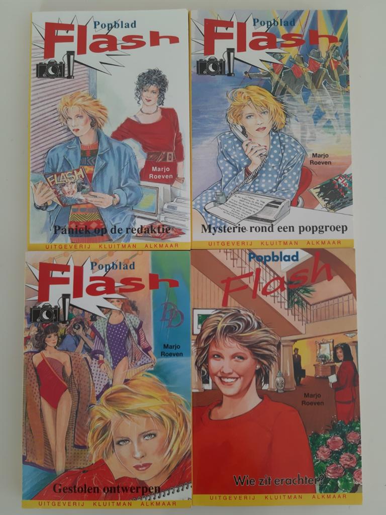 4 boeken 'Popblad Flash', Ophalen of Verzenden, Marjo Roeven, Fictie