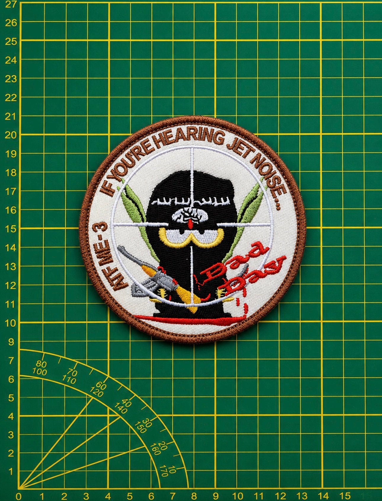 Nederlandse Luchtmacht ATFME-3 Jet Noise Morale Patch, Ophalen of Verzenden, Luchtmacht, Nederland, Embleem of Badge