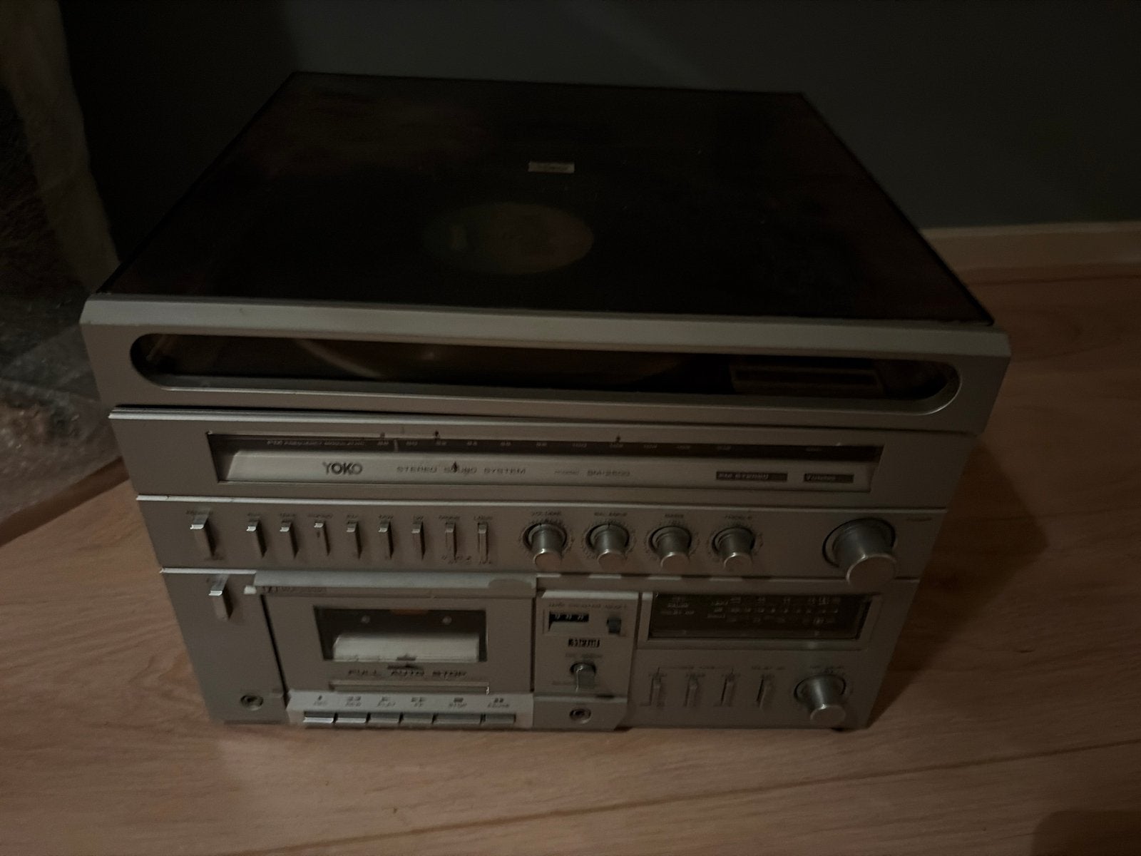 Yoko Stereo Muzieksysteem met Platenspeler en Cassettedeck, Gebruikt, Cassettedeck, Losse componenten, Ophalen