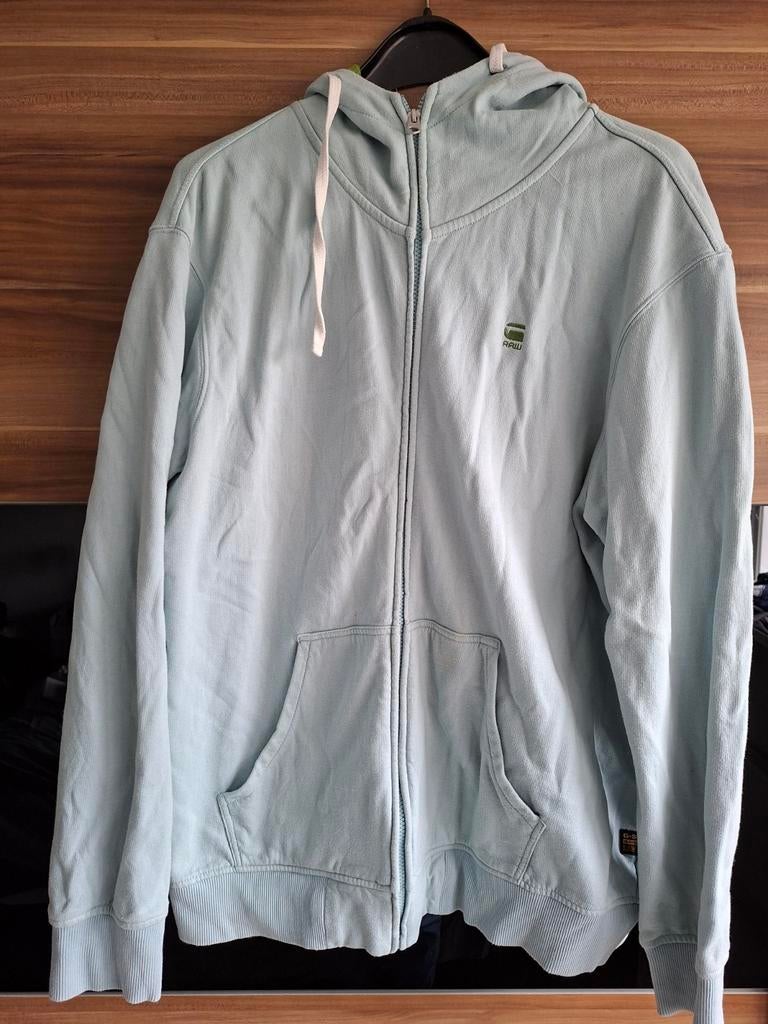 Lichtblauw G-Star vest XXL, Kleding | Heren, Truien en Vesten, Blauw, Overige maten, Ophalen of Verzenden, G-Star