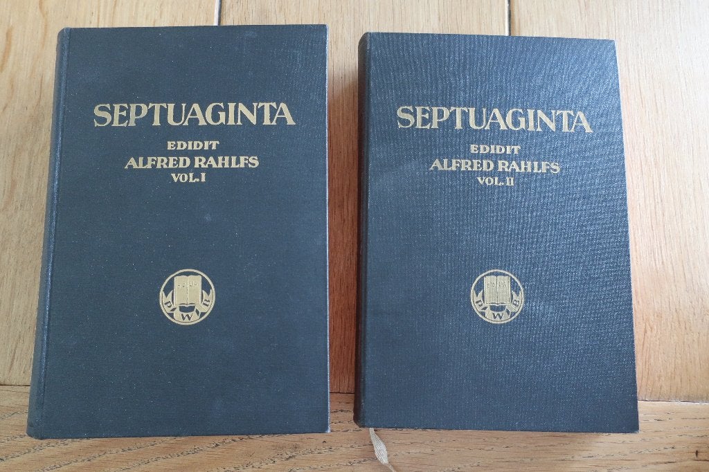 Septuaginta: Id est Vetus Testamentum , Vols. 1 & 2, Ophalen of Verzenden, Zo goed als nieuw, Christendom | Katholiek