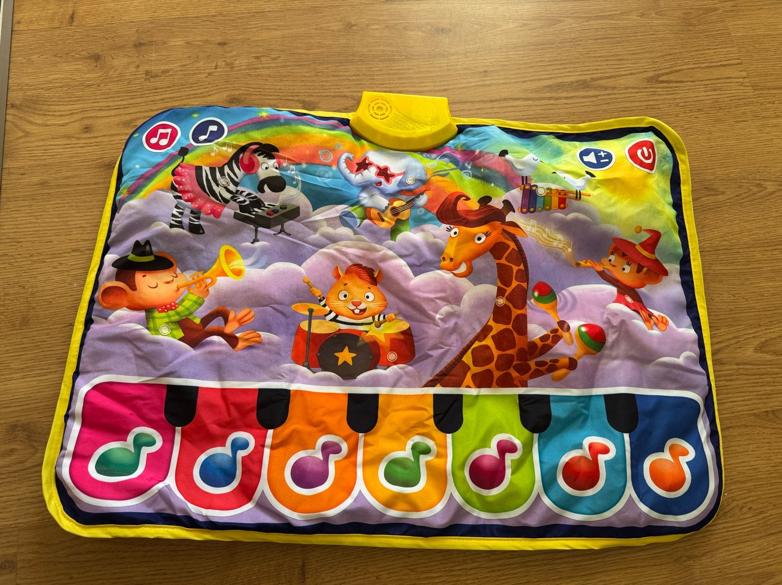 Muziekmat met piano en dierengeluiden, Ophalen of Verzenden, Gebruikt, Speelkleed, Met geluid
