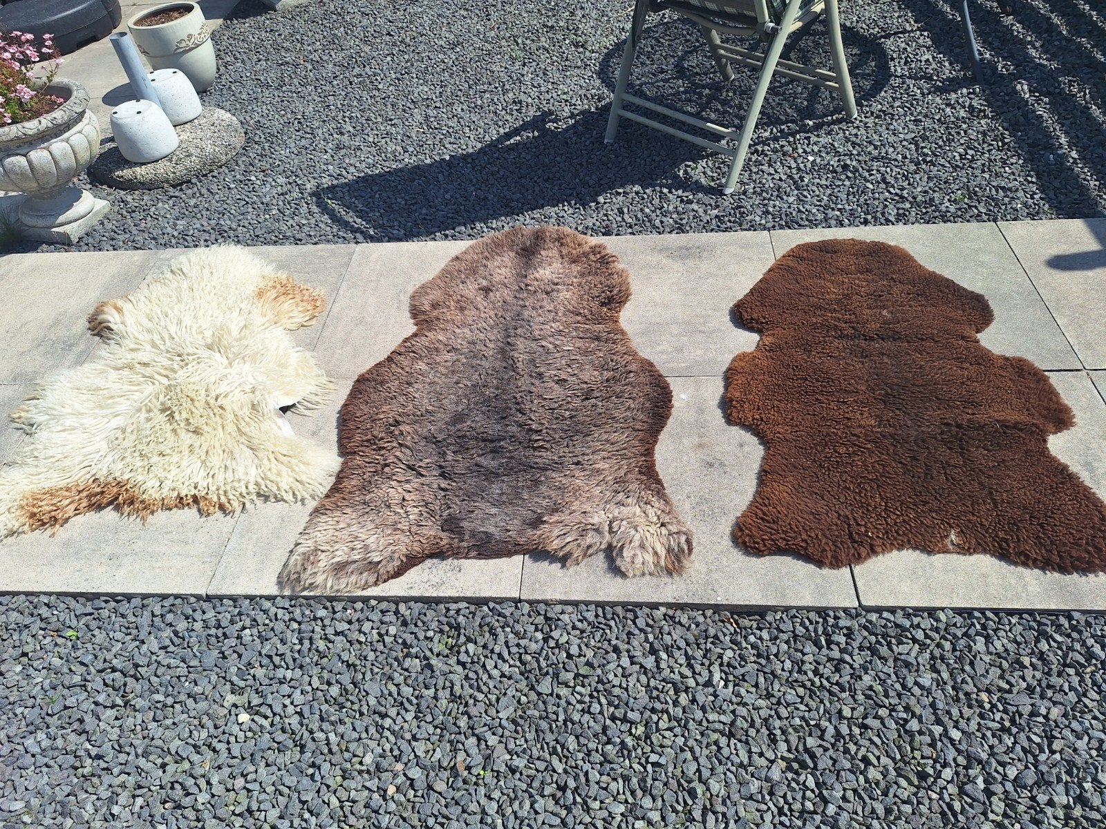 Schapenvachten - Diverse kleuren en maten, Huis en Inrichting, Stoffering | Tapijten en Kleden, Gebruikt, 100 tot 150 cm, Natuurlijk, Landelijk