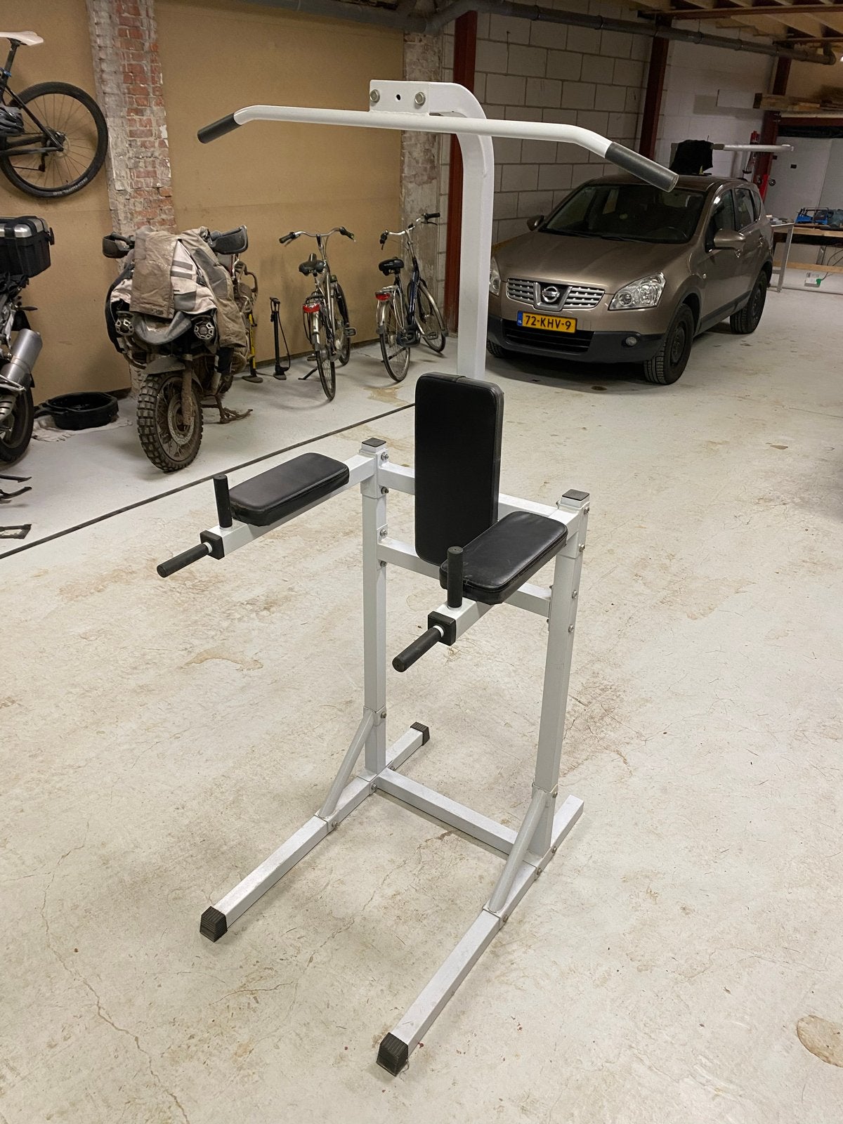 Krachtstation voor thuis - Optrekstang & Dipstation, Ophalen, Krachtstation, Armen, Zo goed als nieuw