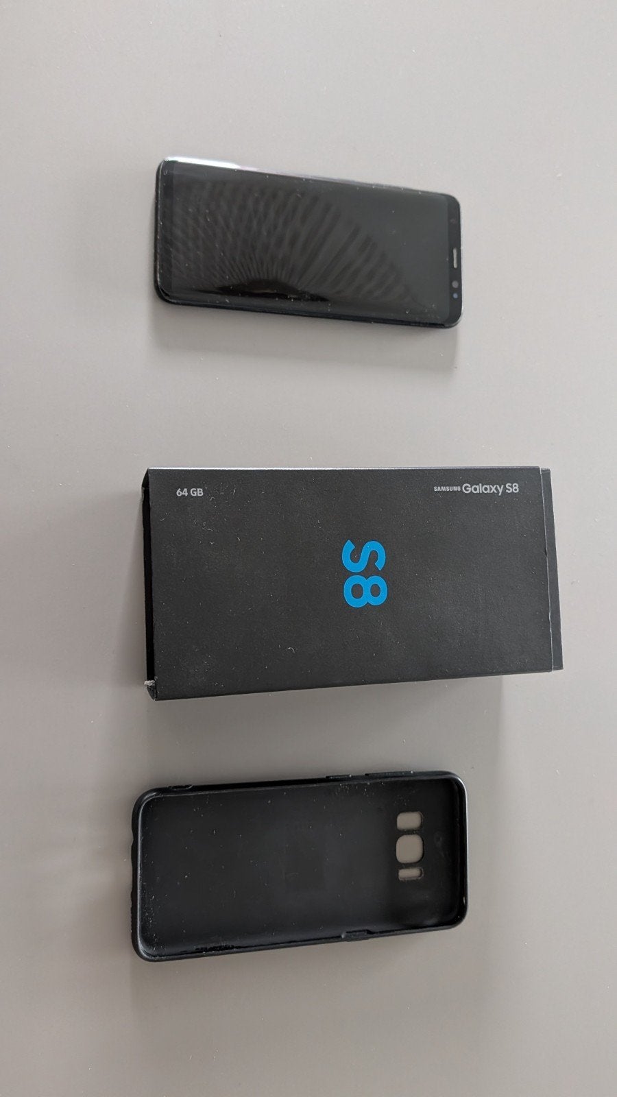 Samsung Galaxy S8 64GB Zwart met hoesje en doos, Telecommunicatie, Mobiele telefoons | Samsung, Ophalen, Gebruikt, Zwart, Touchscreen