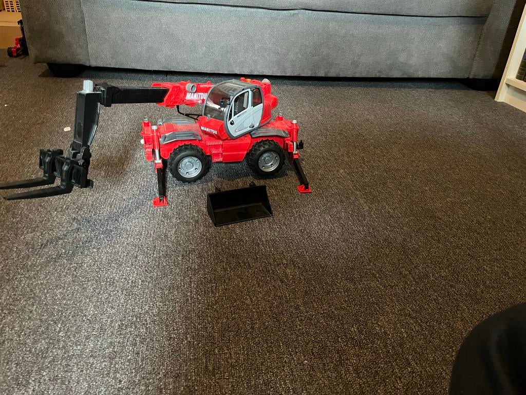 Bruder Manitou verreiker, Kinderen en Baby's, Speelgoed | Speelgoedvoertuigen, Ophalen of Verzenden, Gebruikt