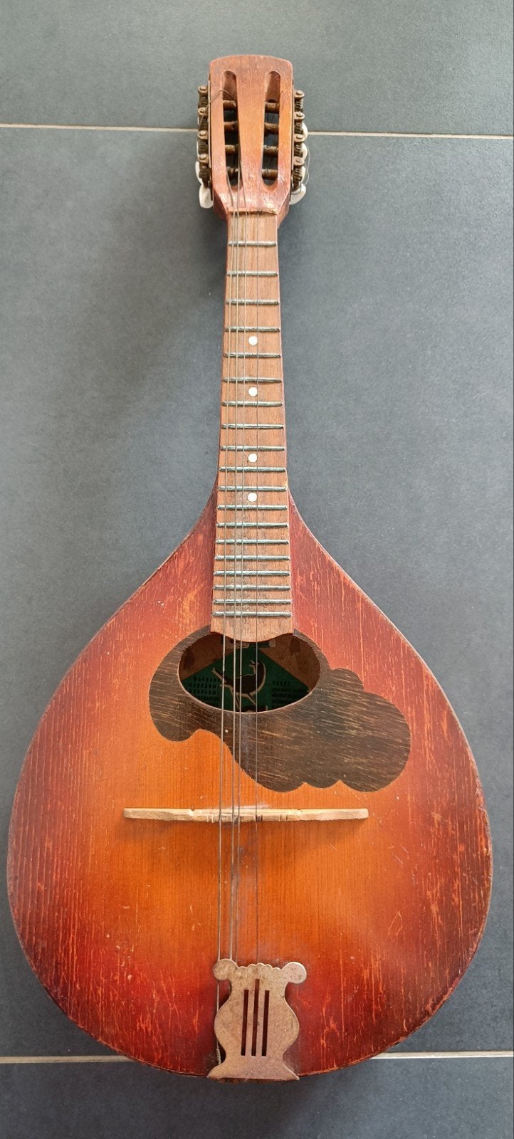 Vintage mandoline uit de USSR., Ophalen of Verzenden, Gebruikt, Overige typen