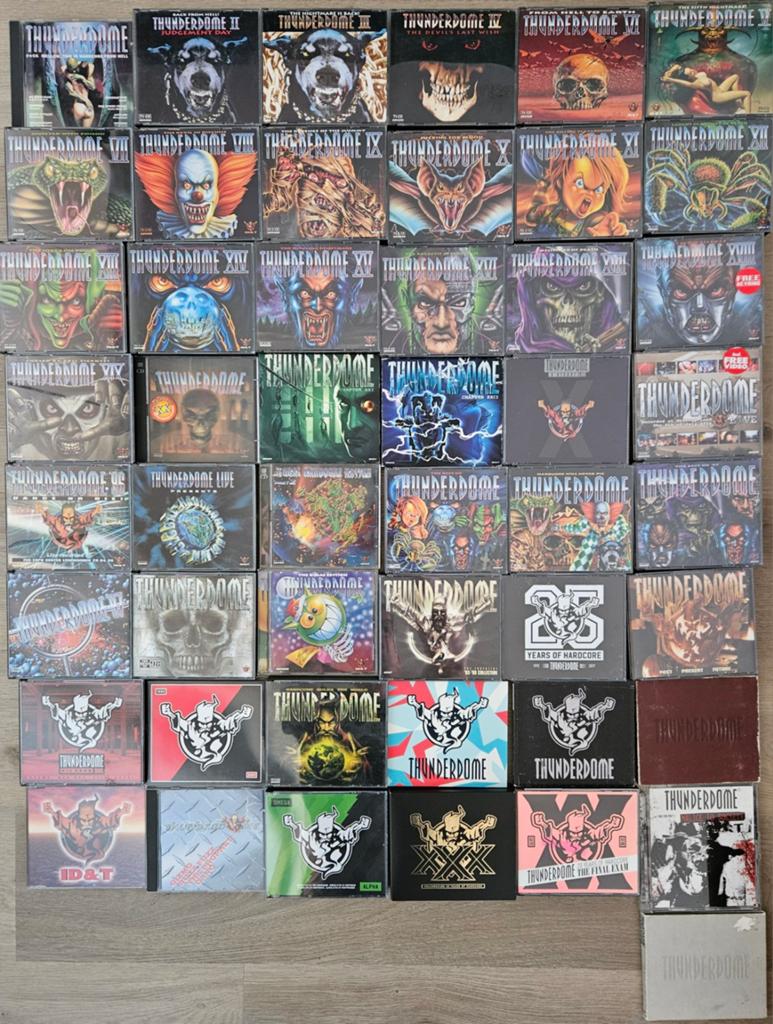 Thunderdome cd collectie, alleen ophalen in 1 koop, Ophalen, Gebruikt