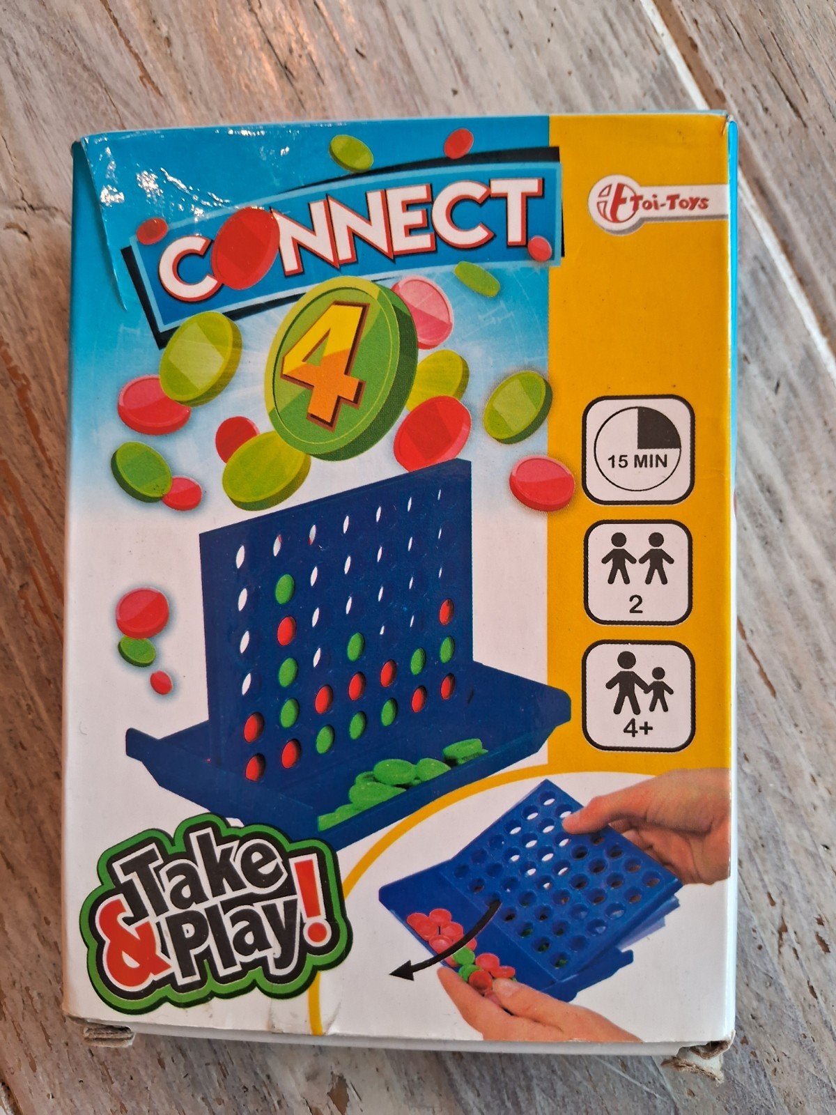 4 op 'n rij - reisversie, Een of twee spelers, Ophalen of Verzenden