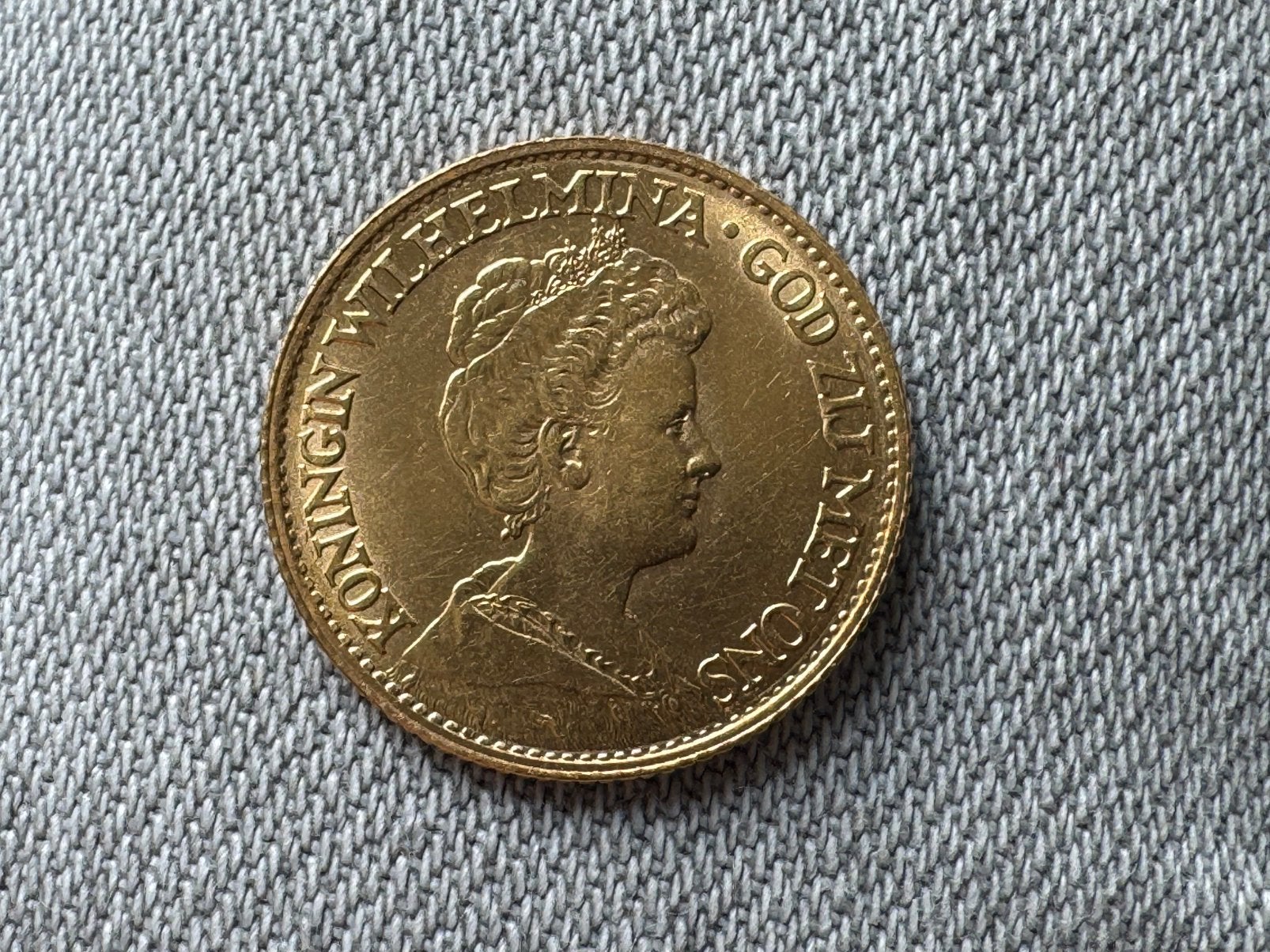 Gouden tientje 1913, Ophalen of Verzenden, Koningin Wilhelmina, 10 gulden