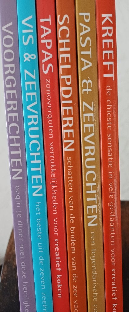 Tapas, vis & zeevruchten | 6 kookboeken | 076, Gelezen, Voorgerechten en Soepen, Spanje, Gezond koken