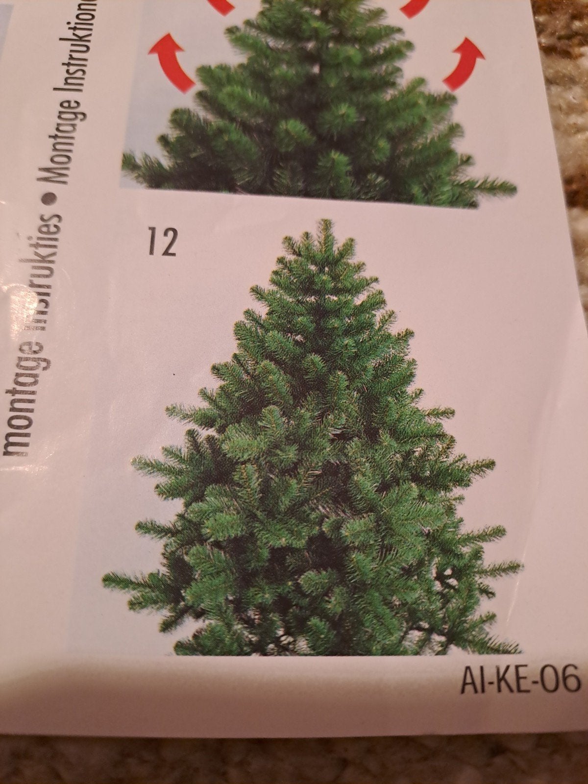Kerstboom. Z.g.a.n. 185.cm.hoog., Ophalen of Verzenden, Zo goed als nieuw