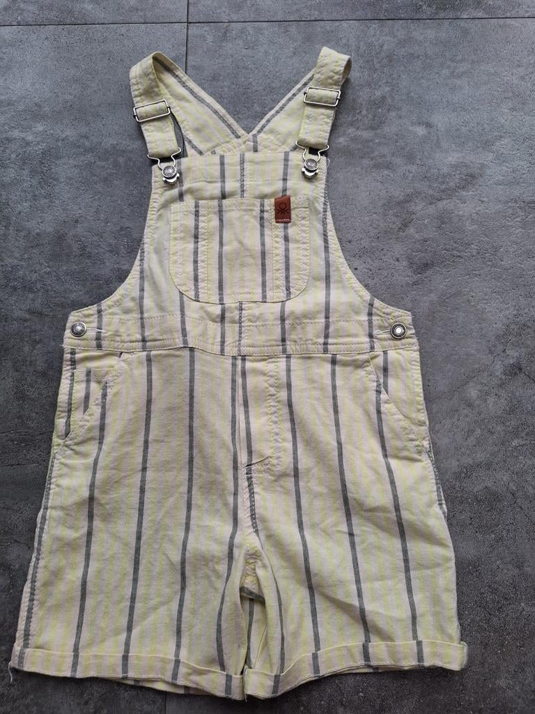 Zgan! prachtige gestreepte tuinbroek jongen mt 98 Benetton!, Broek, Ophalen of Verzenden, Zo goed als nieuw, Jongen