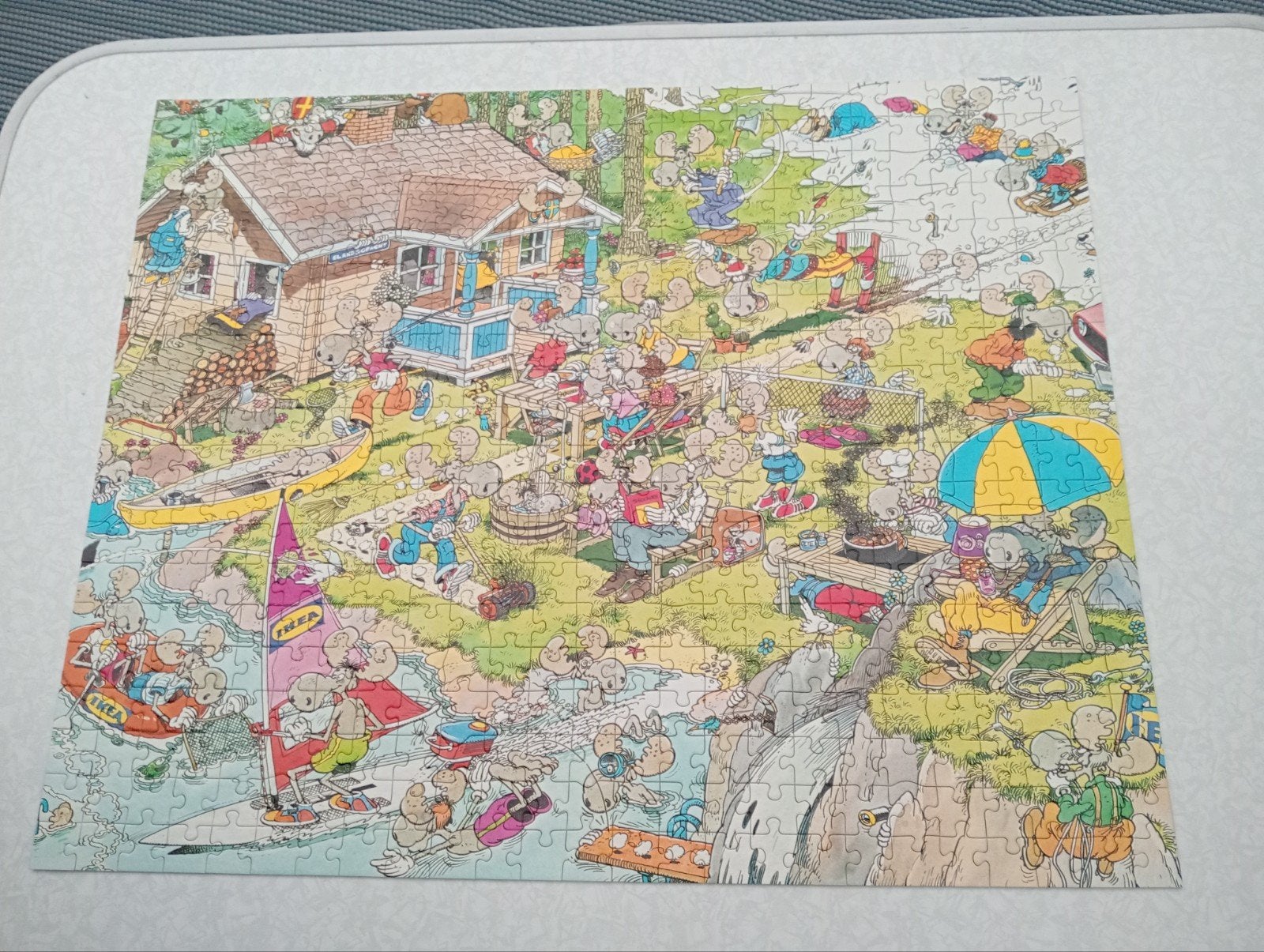 ZELDZAAM - Van Haasteren IKEA Puzzel - 500 stukjes (1980), Ophalen of Verzenden, 500 t/m 1500 stukjes, Gebruikt, Legpuzzel
