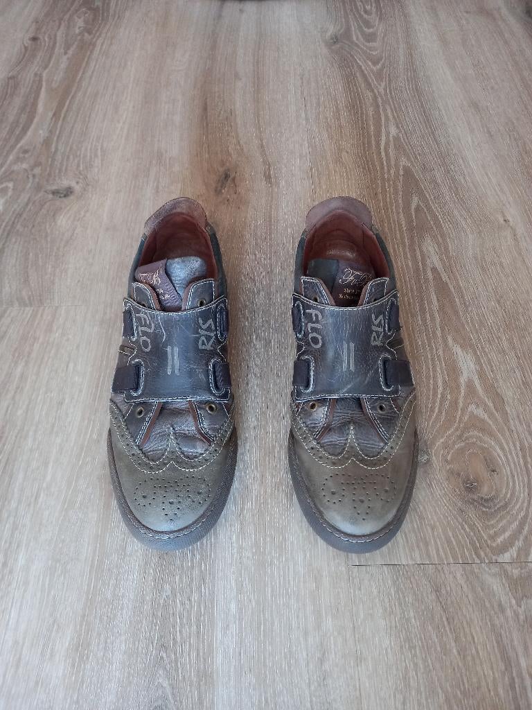 Herenschoenen van Floris van Bommel maat 9,5 (44), Ophalen of Verzenden, Gedragen, Bruin
