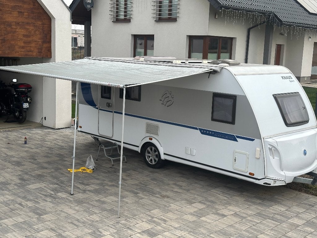 Knaus Sport 540 FDKSilverSelection2019|Stapelbed|off-grid, Schokbreker, 7 tot 8 meter, Particulier, Dwars-stapelbed