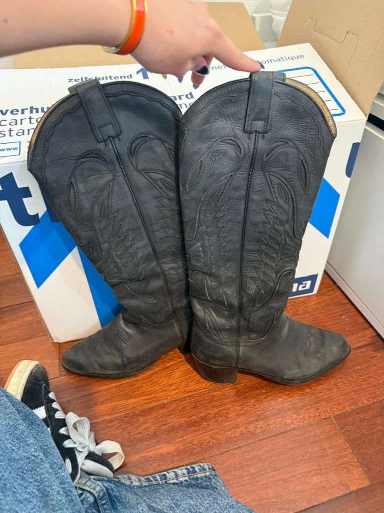 Sendra laarzen zwart, Ophalen of Verzenden, Zo goed als nieuw, Zwart, Hoge laarzen