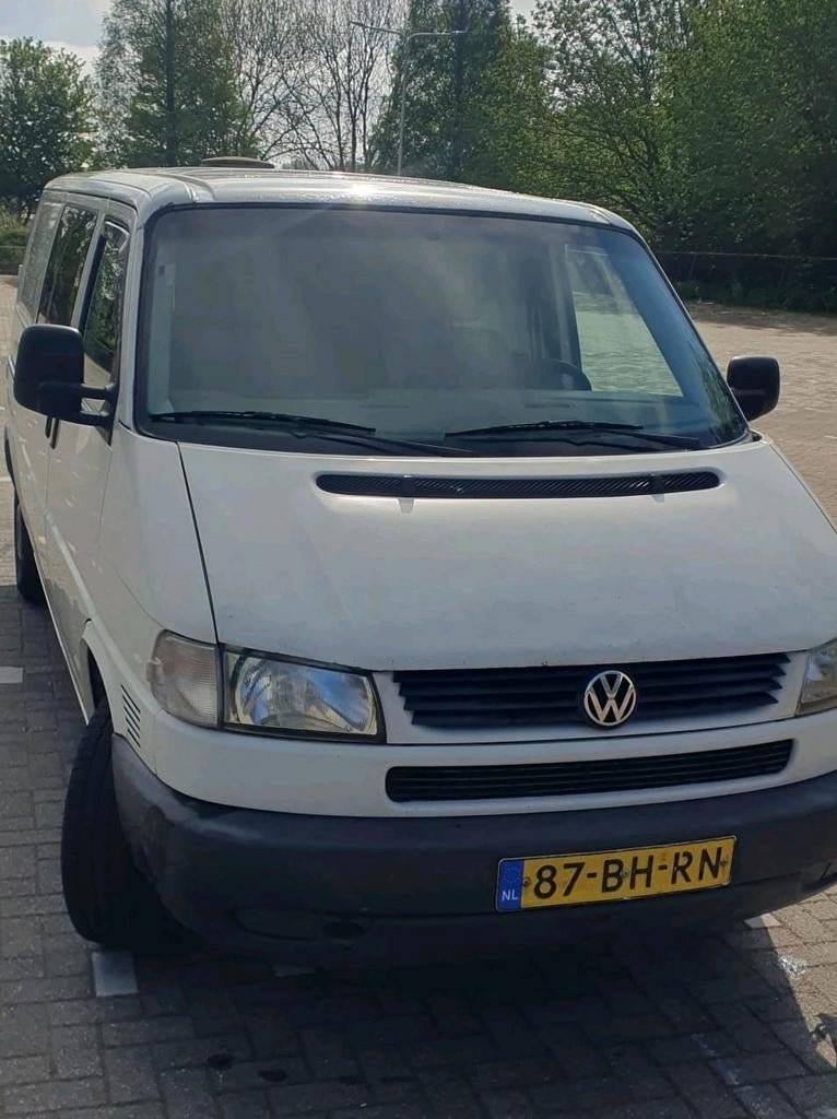 Volkswagen Transporter Bestel 2.5 TDI 1.0 65KW DC 2003, Voorwielaandrijving, Stof, Volkswagen, Wit