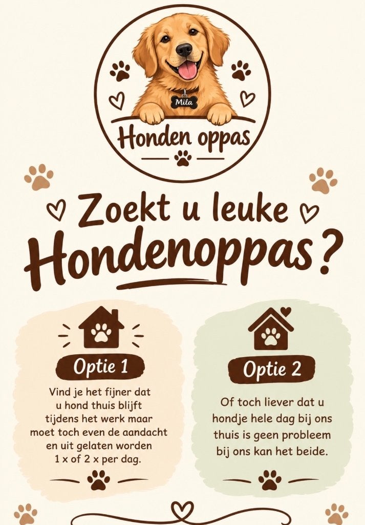 Hondenoppas Mila – met liefde en aandacht voor uw hond! ️, Diensten en Vakmensen, Particuliere oppas
