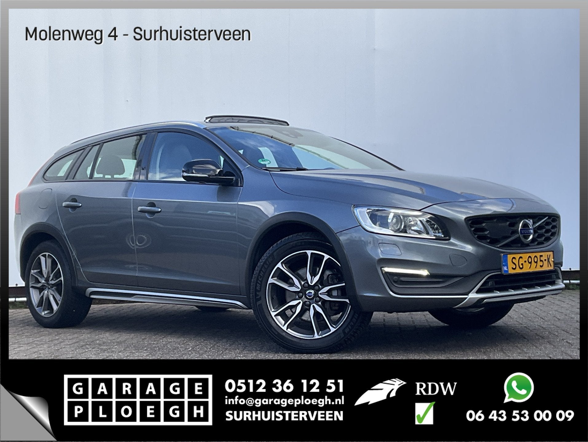 Volvo V60 Cross Country 2.0 T5 Polar+ Pano Memory Camera Nav, 15 km/l, Gebruikt, Euro 6, 4 cilinders