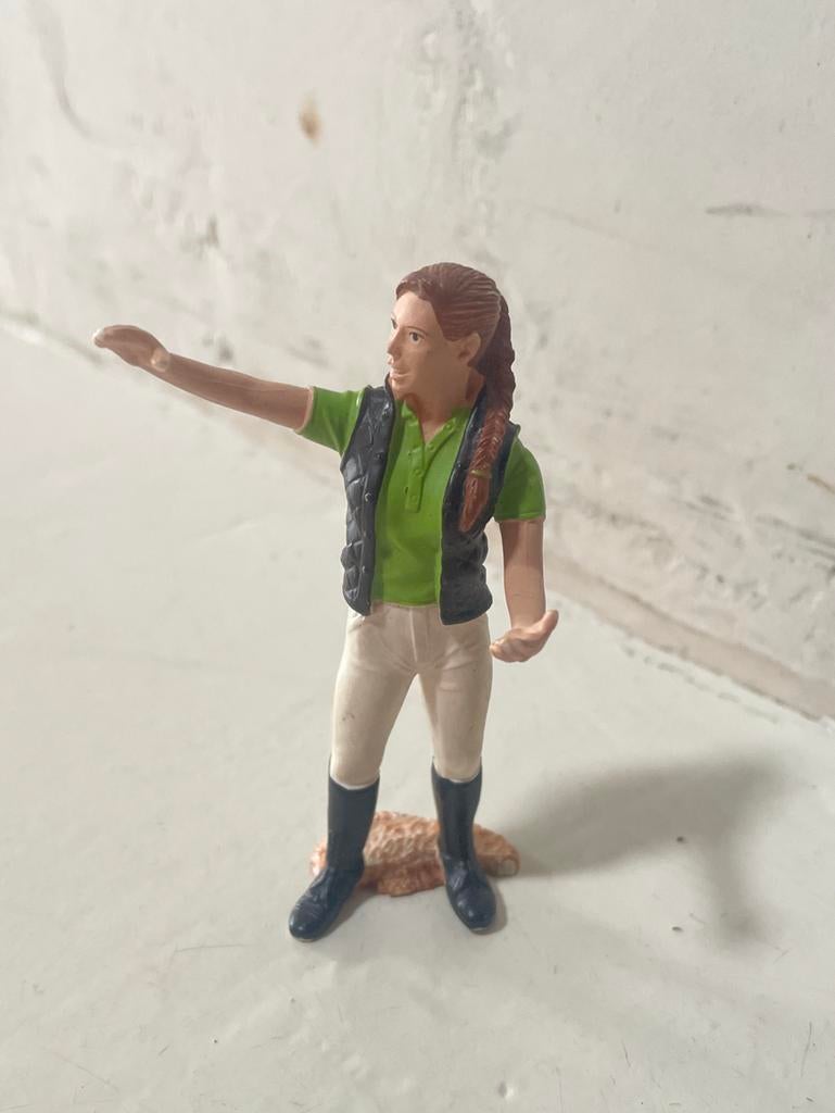 Schleich paardenverzorgster 42137, Ophalen of Verzenden, Zo goed als nieuw, Jongen of Meisje