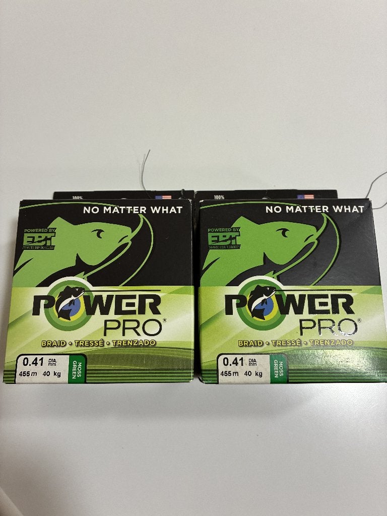 Power Pro Gevlochten lijn 455m 0,36mm 0,41mm en 275m 0,36mm., Ophalen of Verzenden, Nieuw, Vislijn