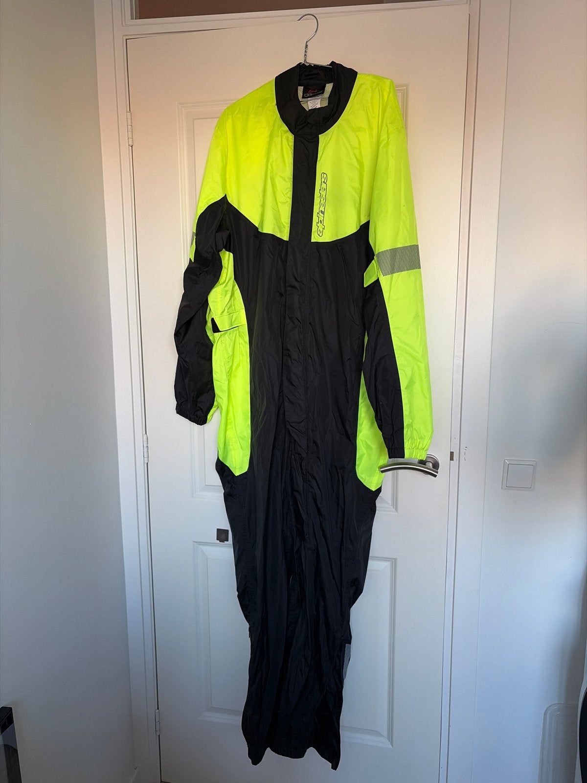 Alpinestars Hurricane Regenpak - Zwart/Neon Geel (3XL), Motoren, Ophalen of Verzenden, Tweedehands, Heren, Overall