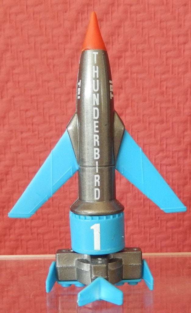 Thunderbirds 1 modelletje., Ophalen of Verzenden, Nieuw, Tv, Beeldje, Replica of Model