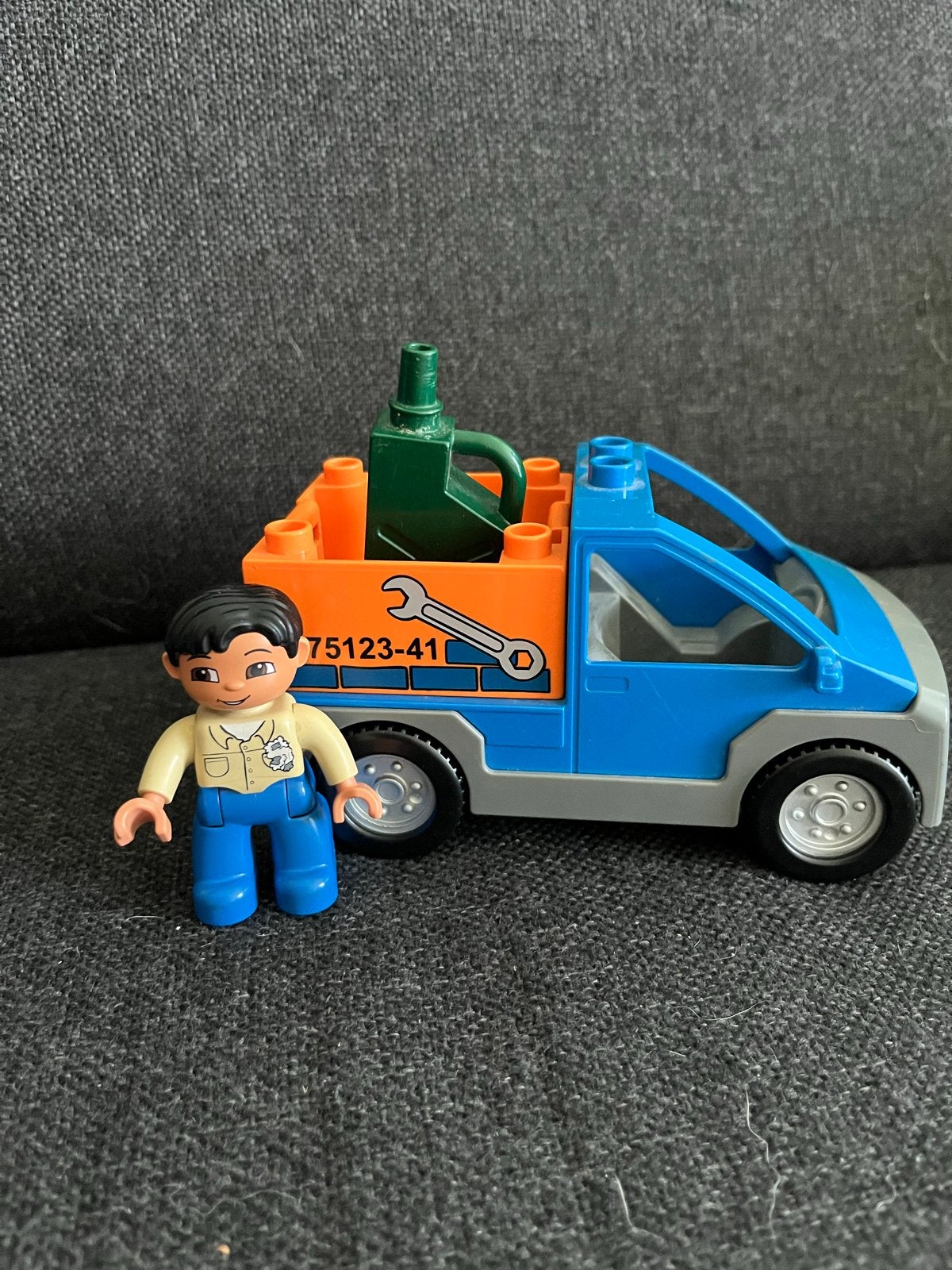 Duplo 4684 Monteur met Wegenwachtwagen (sleutel mist), Inclusief minifiguren, Gebruikt, Overige thema's, Ophalen of Verzenden