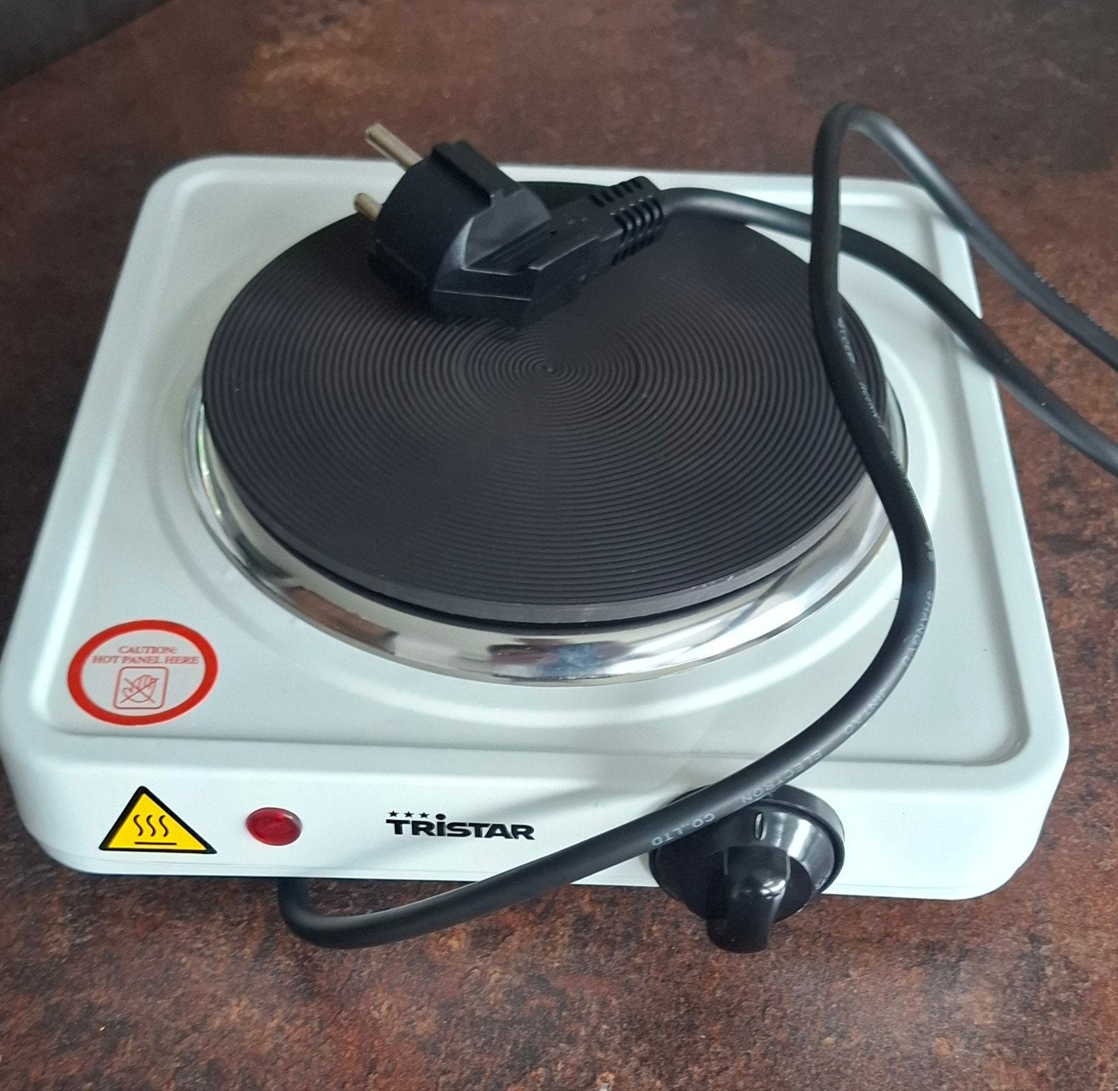 Tristar KP-6185 Hot Plate - 1000W - Nieuw in doos, Witgoed en Apparatuur, Verzenden, Nieuw, 3 kookzones of minder, Vrijstaand