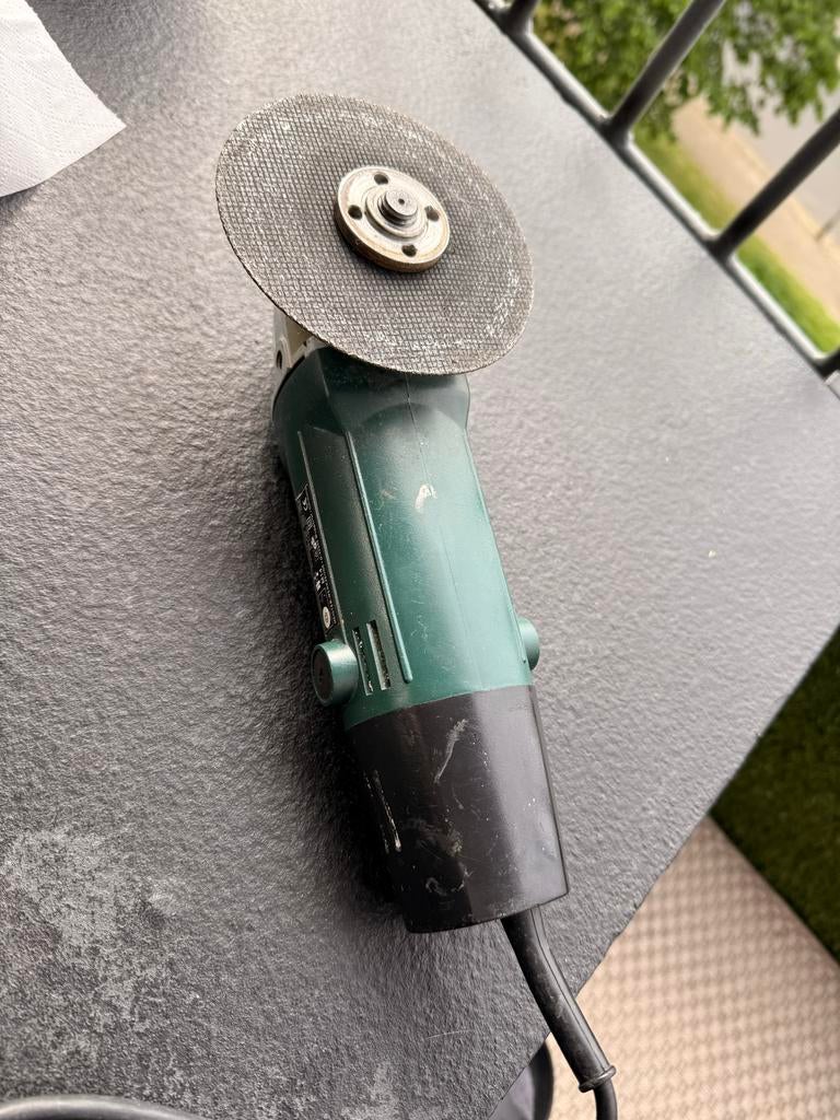 Meister-Werkzeuge Haakse Slijpmachine MWS 580-0, Ophalen of Verzenden, Gebruikt, Minder dan 700 watt, Haakse handslijpmachine