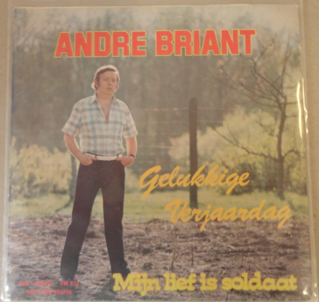 Andre Briant > Gelukkige verjaardag, Gebruikt, 7 inch, Single, Ophalen of Verzenden