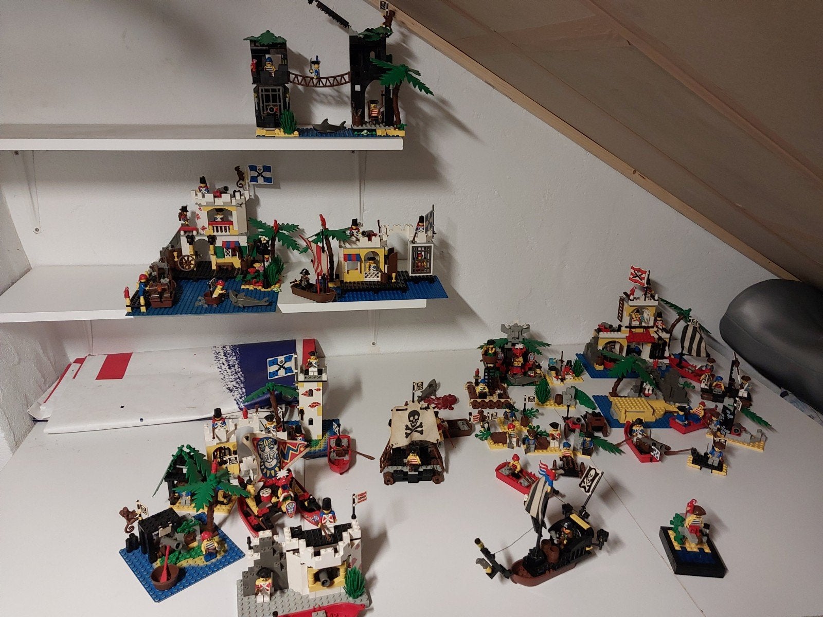 Lego Pirates collectie, Kinderen en Baby's, Gebruikt, Overige typen, Inclusief accessoires, Lego