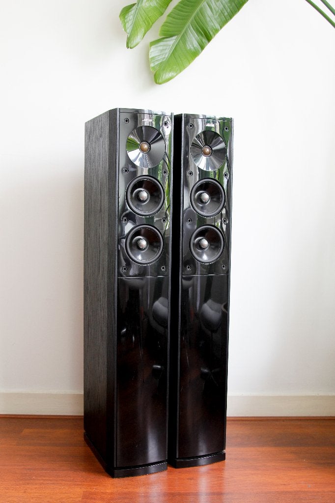 Jamo S606 zuilen. Zwart, Audio, Tv en Foto, Gebruikt, -, -, 60 tot 120 watt