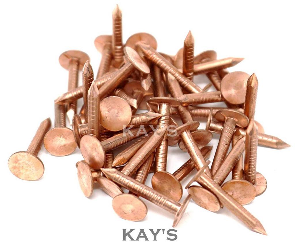 50X Set Koperen daknagels 40mm x 2.65mm 50 stuks leiennagels, Doe-het-zelf en Verbouw, Dakpannen en Dakbedekking, Overige materialen