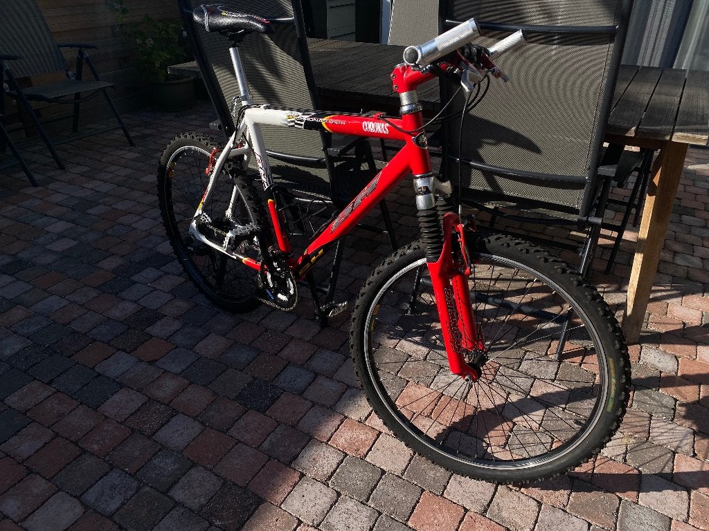 BH Coronas Mountainbike - Rood/Wit, Gebruikt, Hardtail, 53 tot 57 cm, Ophalen