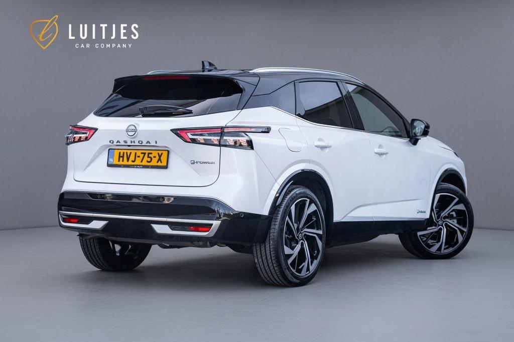 Nissan QASHQAI 1.5 e-Power 205pk Tekna+ OrgNL|Full-option|Bo, 1497 cc, Gebruikt, 2 kWh, Wit