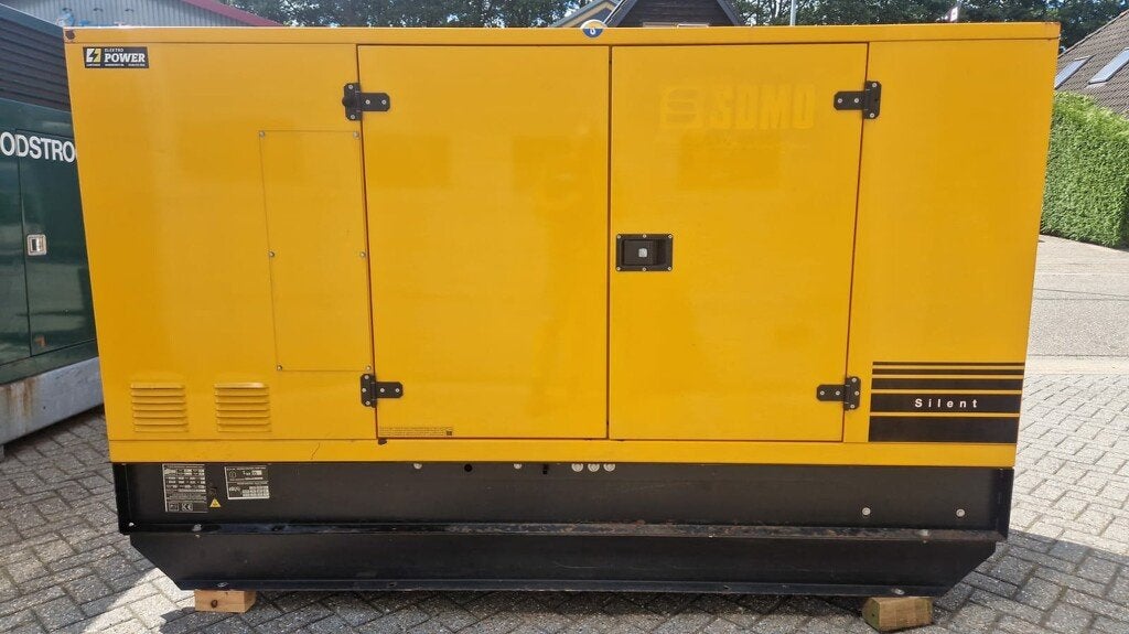 SDMO JS60 60KVA Silent, 23u, John Deere, leroy Somer, gebrui