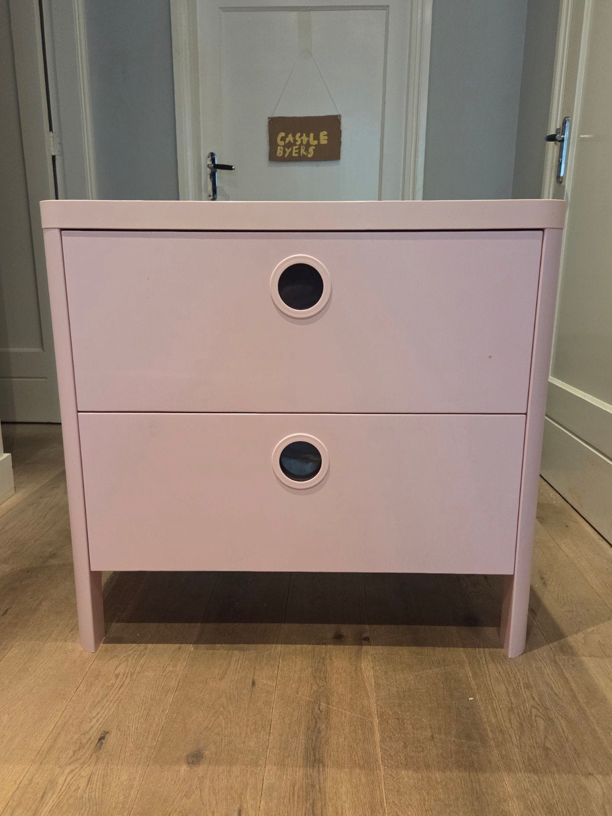 Ikea Busunge ladekast Roze, Ophalen, 1 of 2 laden, 50 tot 100 cm, Zo goed als nieuw