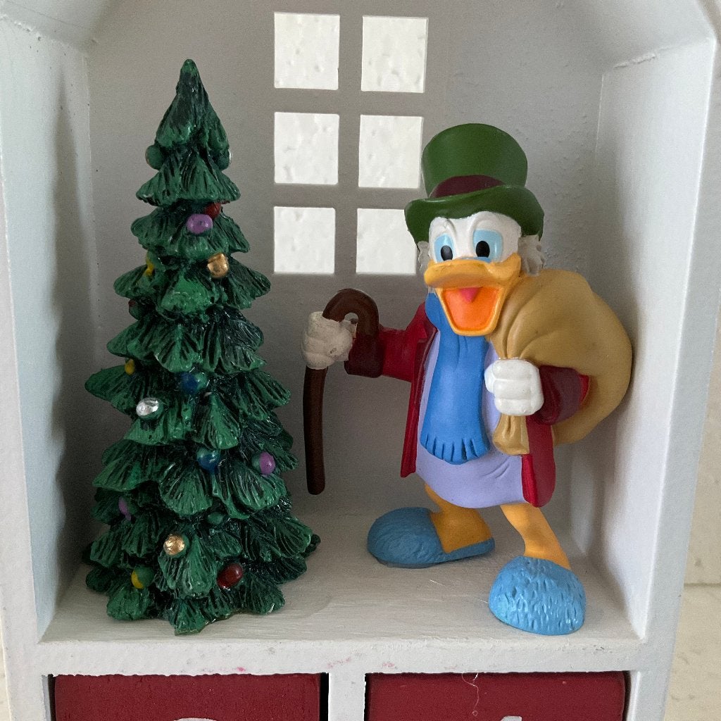 aftel kalender met Disney scrooge Dagobert duck, Verzamelen, Ophalen of Verzenden, Donald Duck, Zo goed als nieuw, Beeldje of Figuurtje