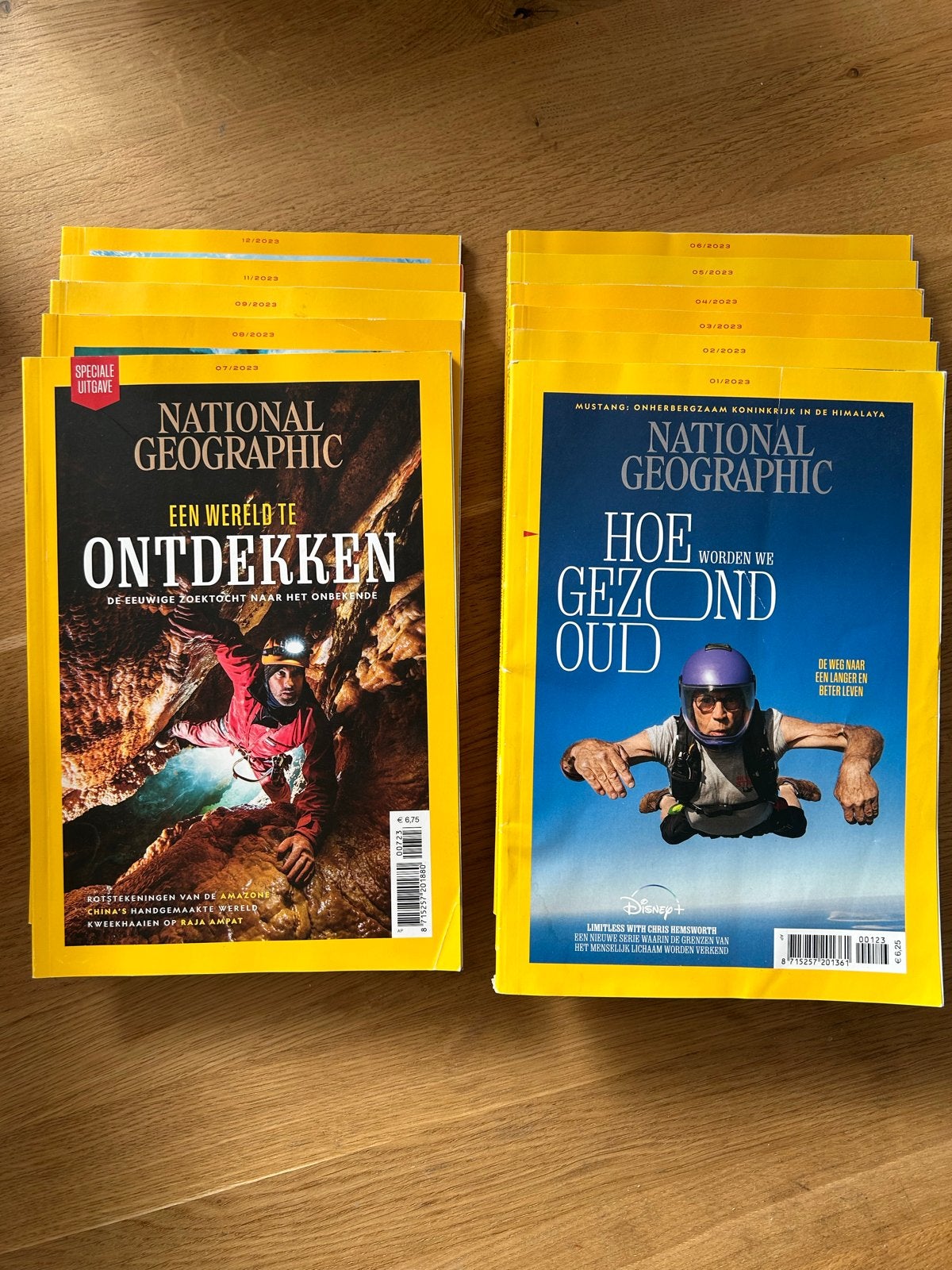 National Geographic tijdschriften 2023 - 11 nummers, Ophalen of Verzenden, Zo goed als nieuw, Wetenschap en Natuur