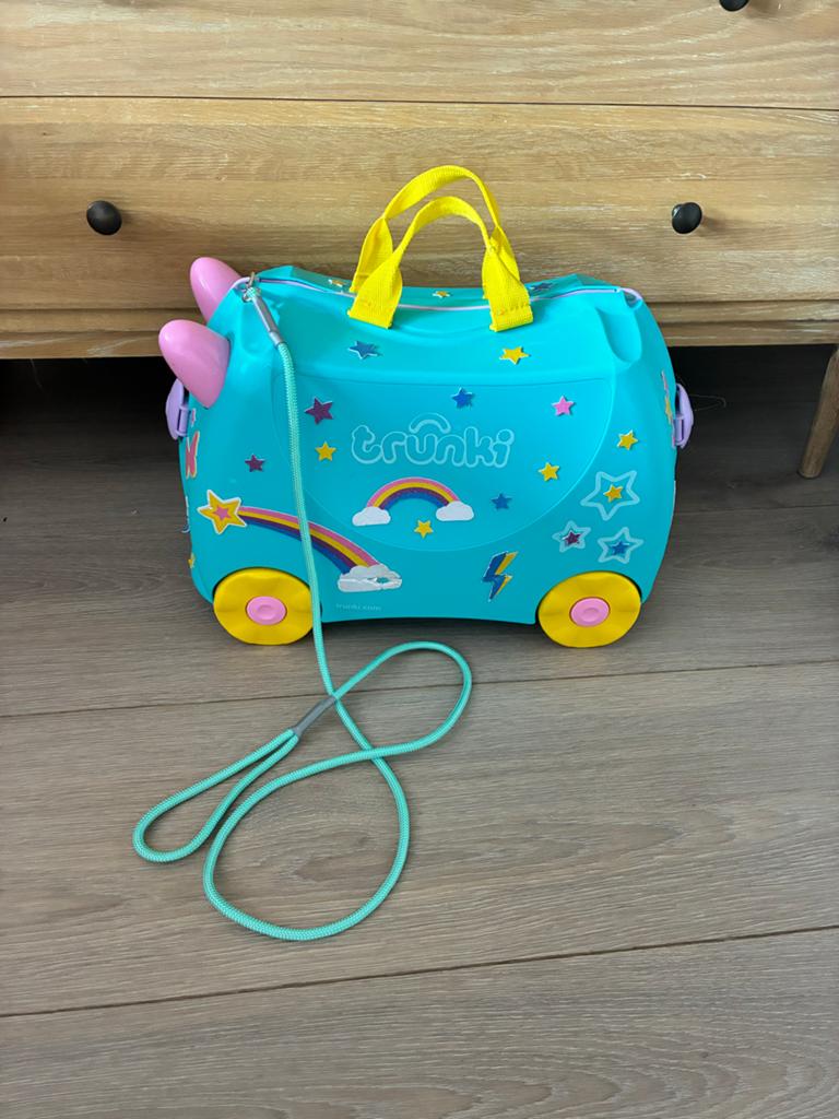 Trunki Unicorn Kinderkoffer - Ideaal voor Reizen, Gebruikt, Hard kunststof, Minder dan 50 cm, Minder dan 35 cm